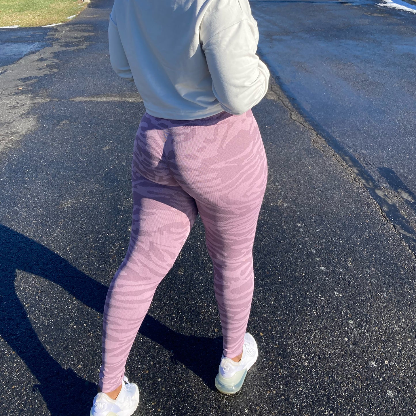 All Over Striped Leggings