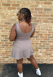Tennis Skort Dress (Tan)