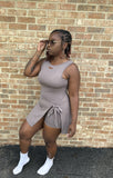 Tennis Skort Dress (Tan)