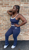Flare Pants Set (Blue)