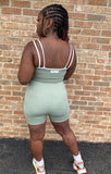 Biker Short Jumpsuit (Green)