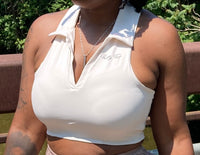 Collar Cropped Tank