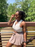 Collar Cropped Tank
