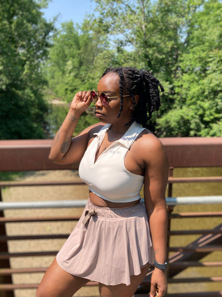 Tennis Skirt (Tan)