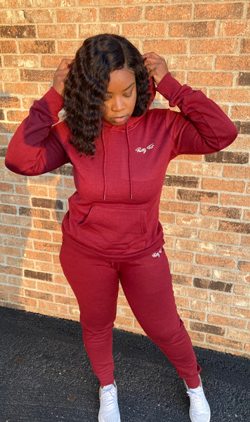 Jogger Set (Burgundy) S-XL