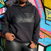 Pretty Fit Black On Black Hoodie